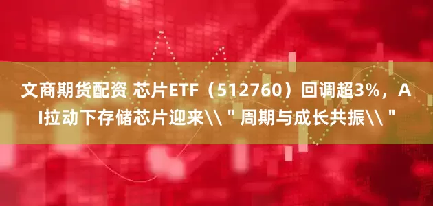文商期货配资 芯片ETF（512760）回调超3%，AI拉动下存储芯片迎来\＂周期与成长共振\＂